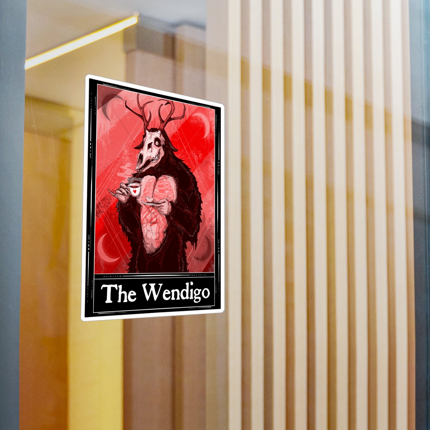 Wendigo Tarot Kiss-Cut Vinyl Decal