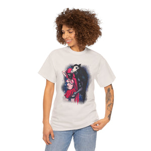 Red Riding Hood & The Wolf Unisex Heavy Cotton Tee