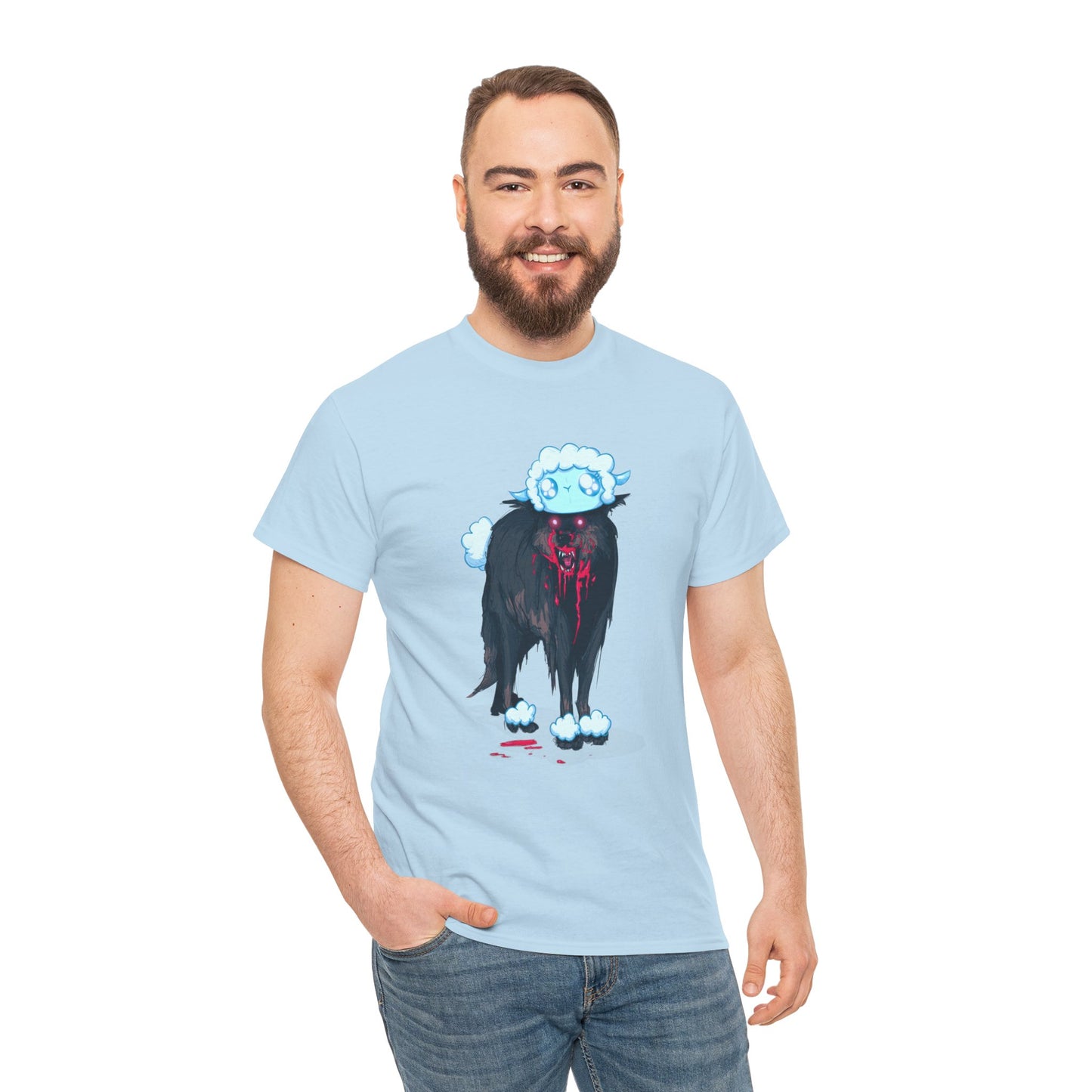 Wolf In Sheep's Clothing Unisex Heavy Cotton Tee