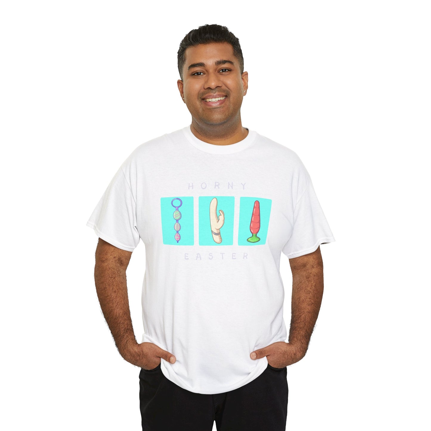 Horny Easter Unisex Heavy Cotton Tee