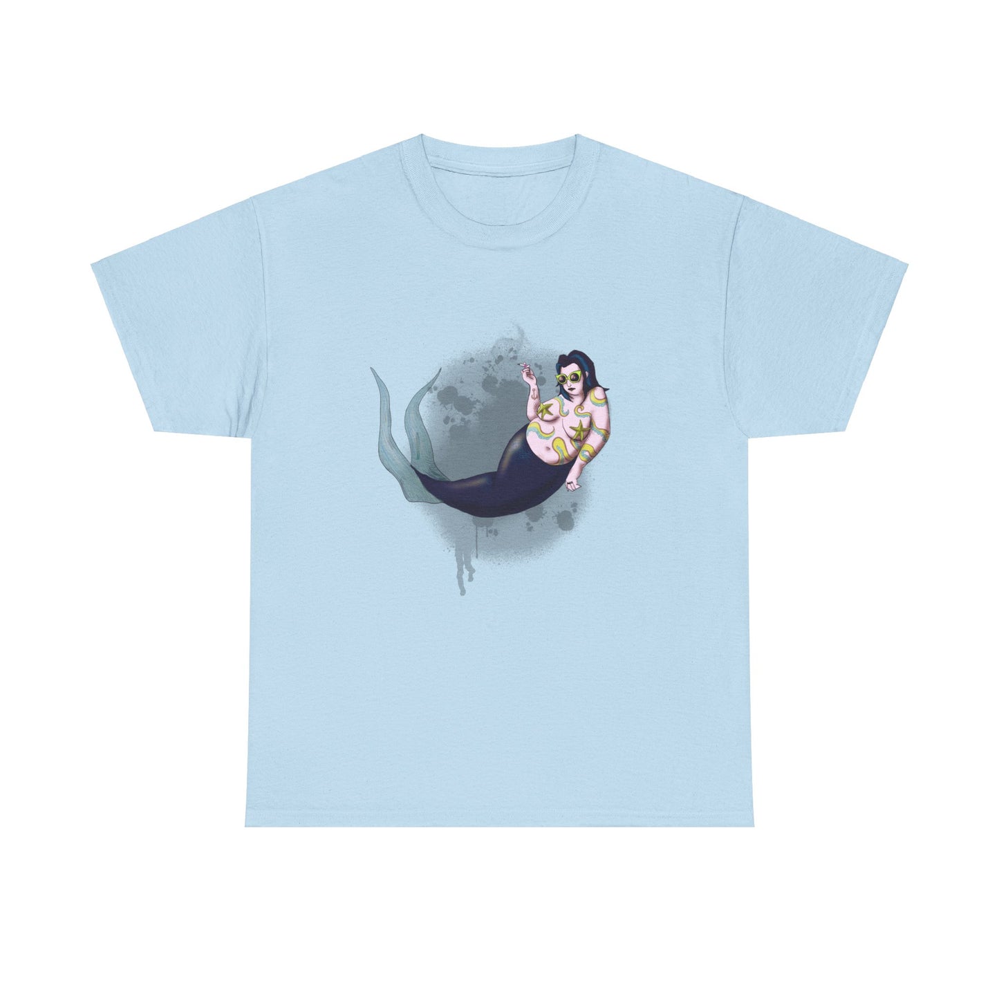 Gothic Mermaid Unisex Heavy Cotton Tee