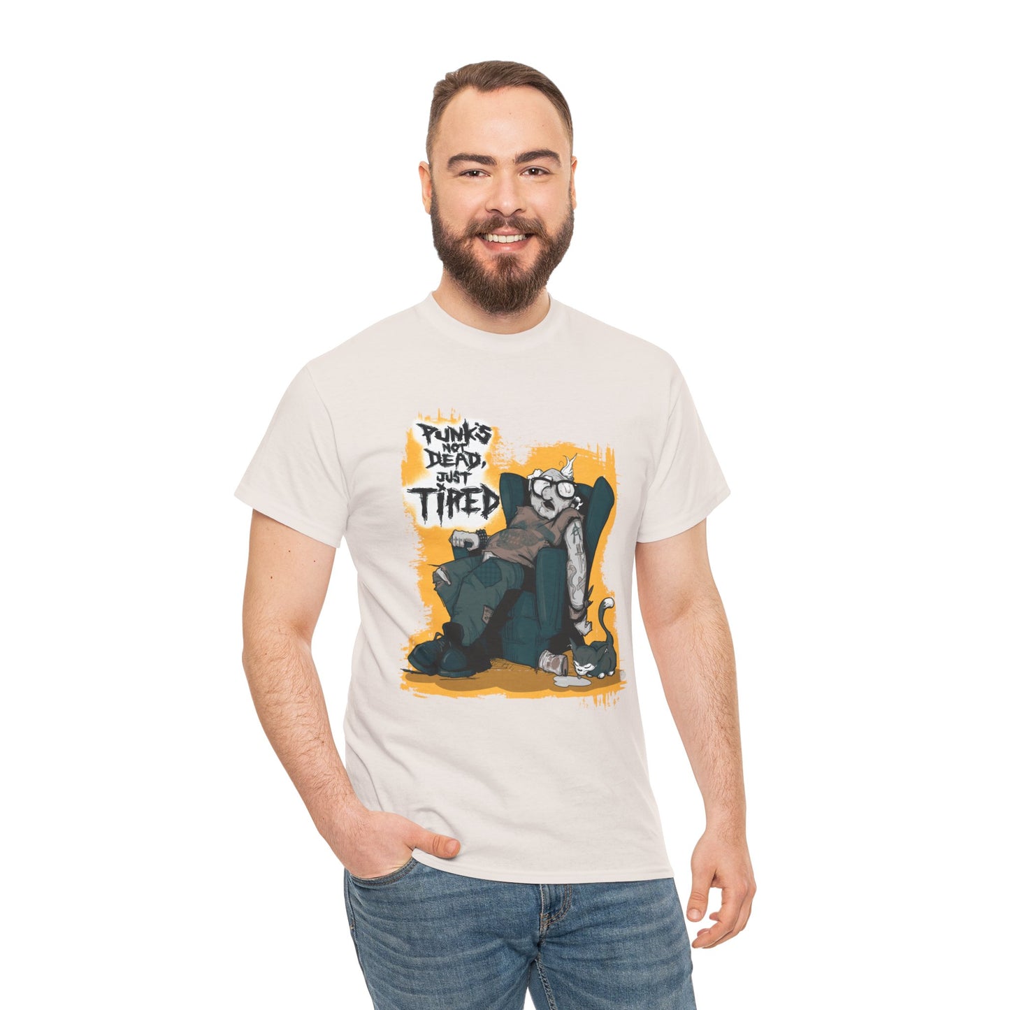 Old Punk Unisex Heavy Cotton Tee