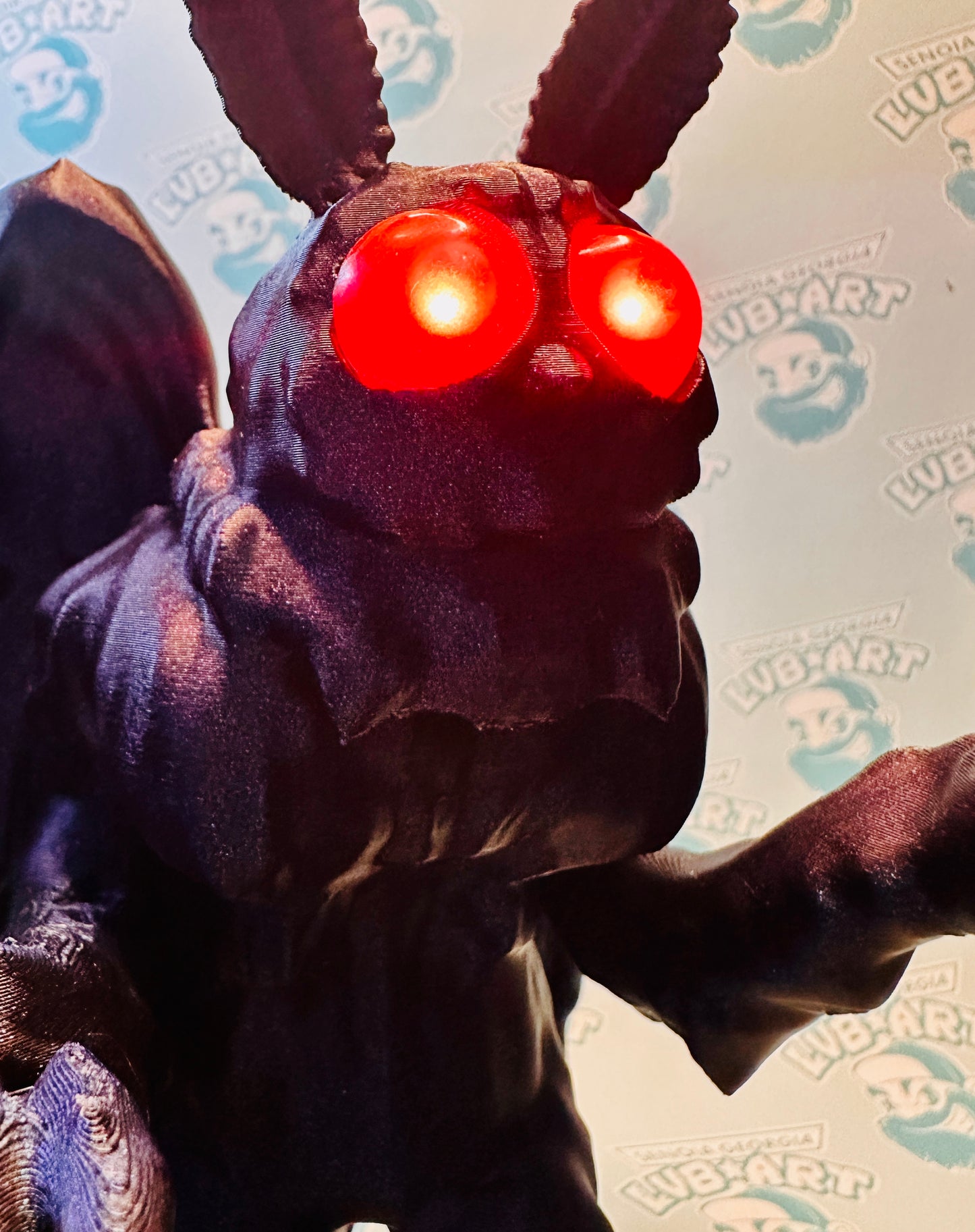 Terrifying Mothman 3D Print Statue