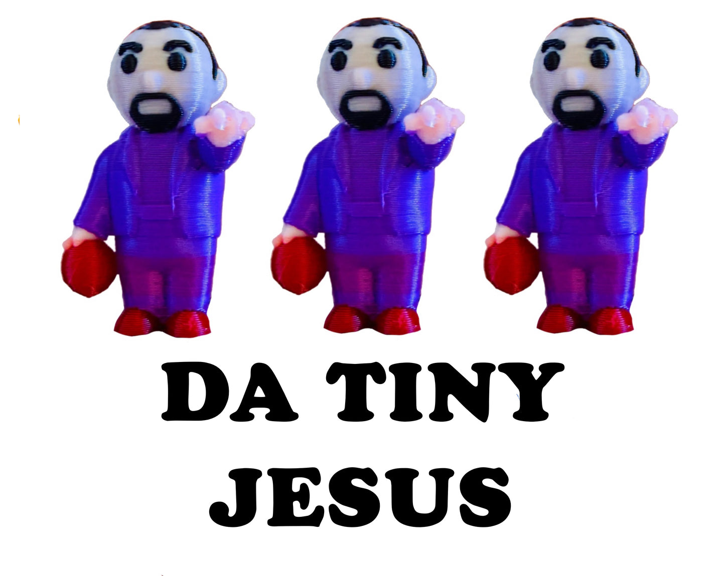 Mix & Match Tiny Figures (5 Pack) 3D Print Small Figure