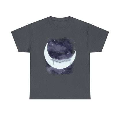 The Girl Who Loved The Moon Unisex Heavy Cotton Tee
