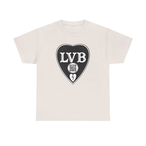 LVB Art Black & White Planchette Unisex Heavy Cotton Tee