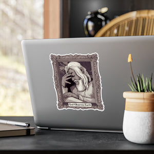 God Observes Earth Kiss-Cut Vinyl Decal