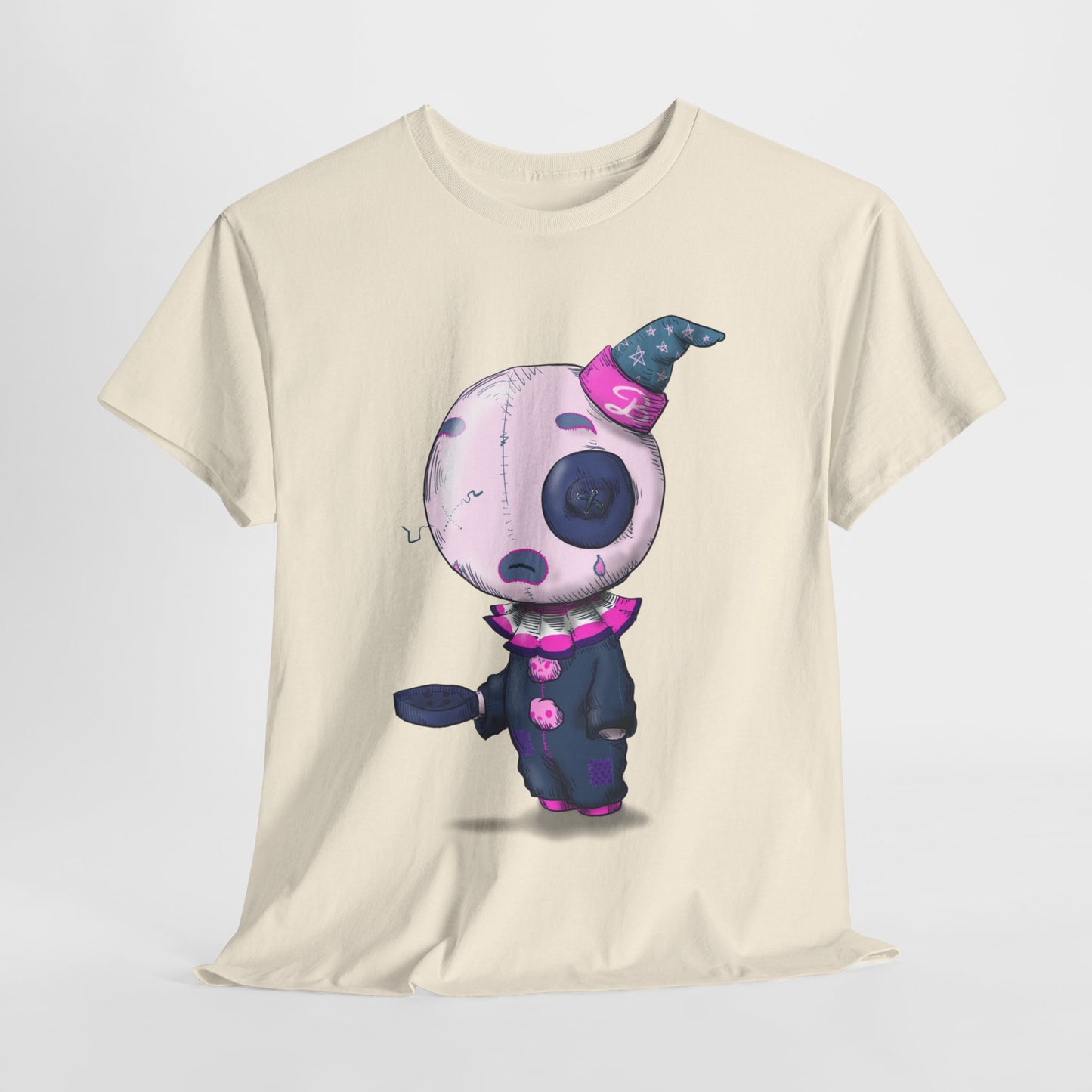 Buttons The Clown Unisex Heavy Cotton Tee