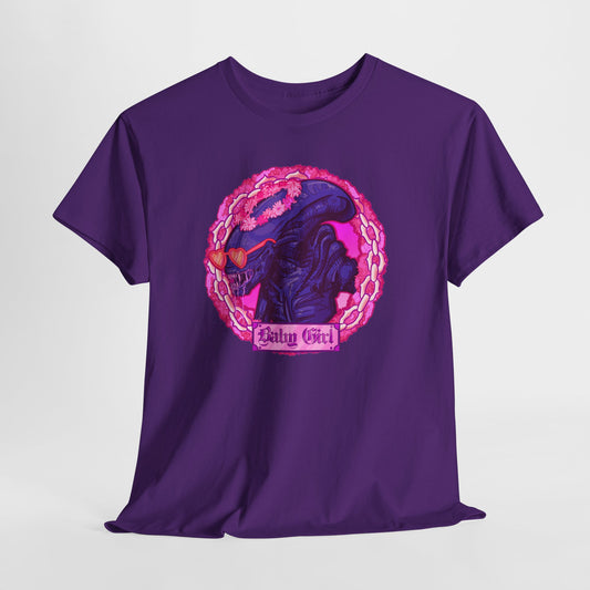 Space Girl Unisex Heavy Cotton Tee