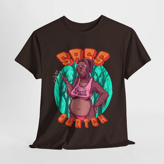 Sass Quatch Unisex Heavy Cotton Tee