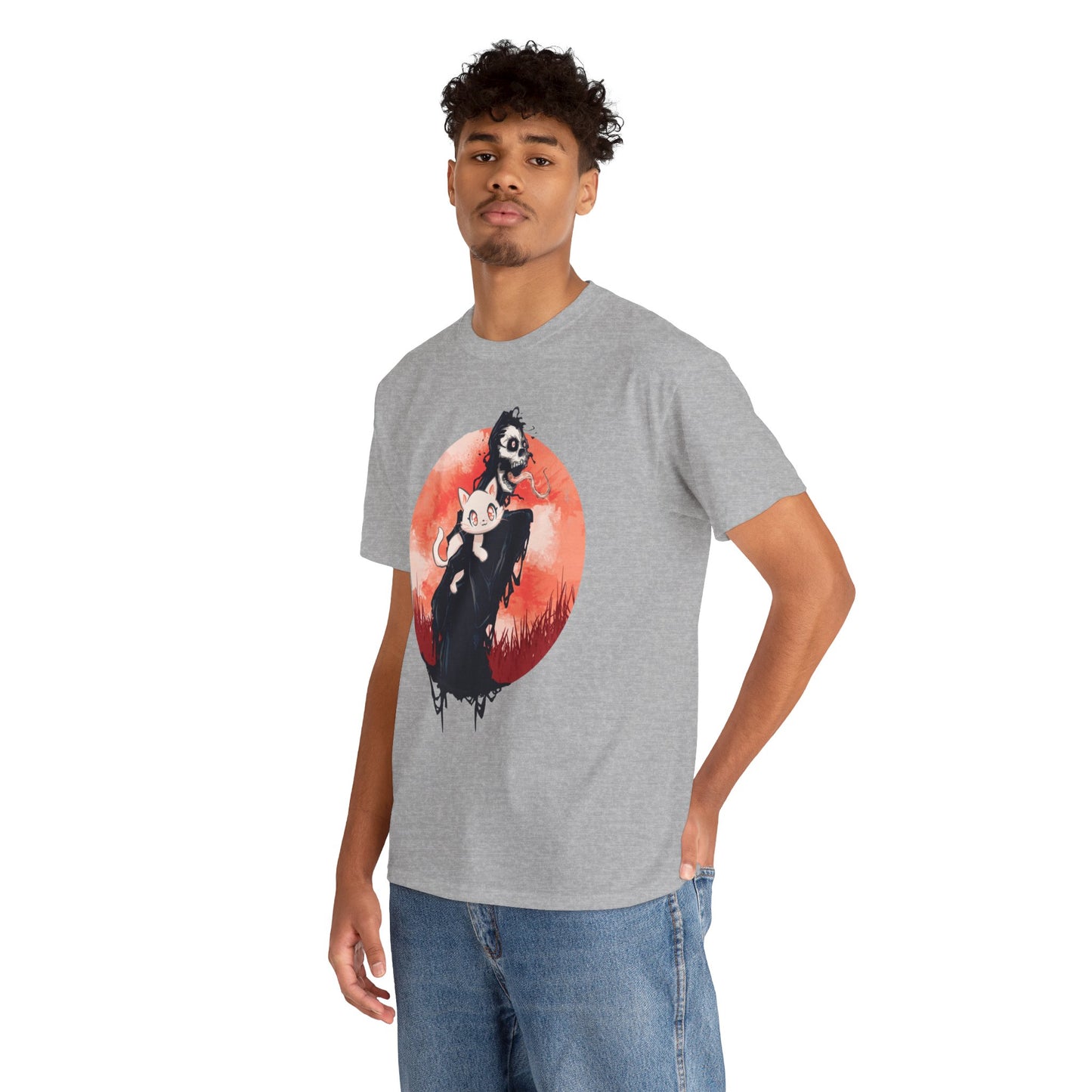 Cat Person Unisex Heavy Cotton Tee