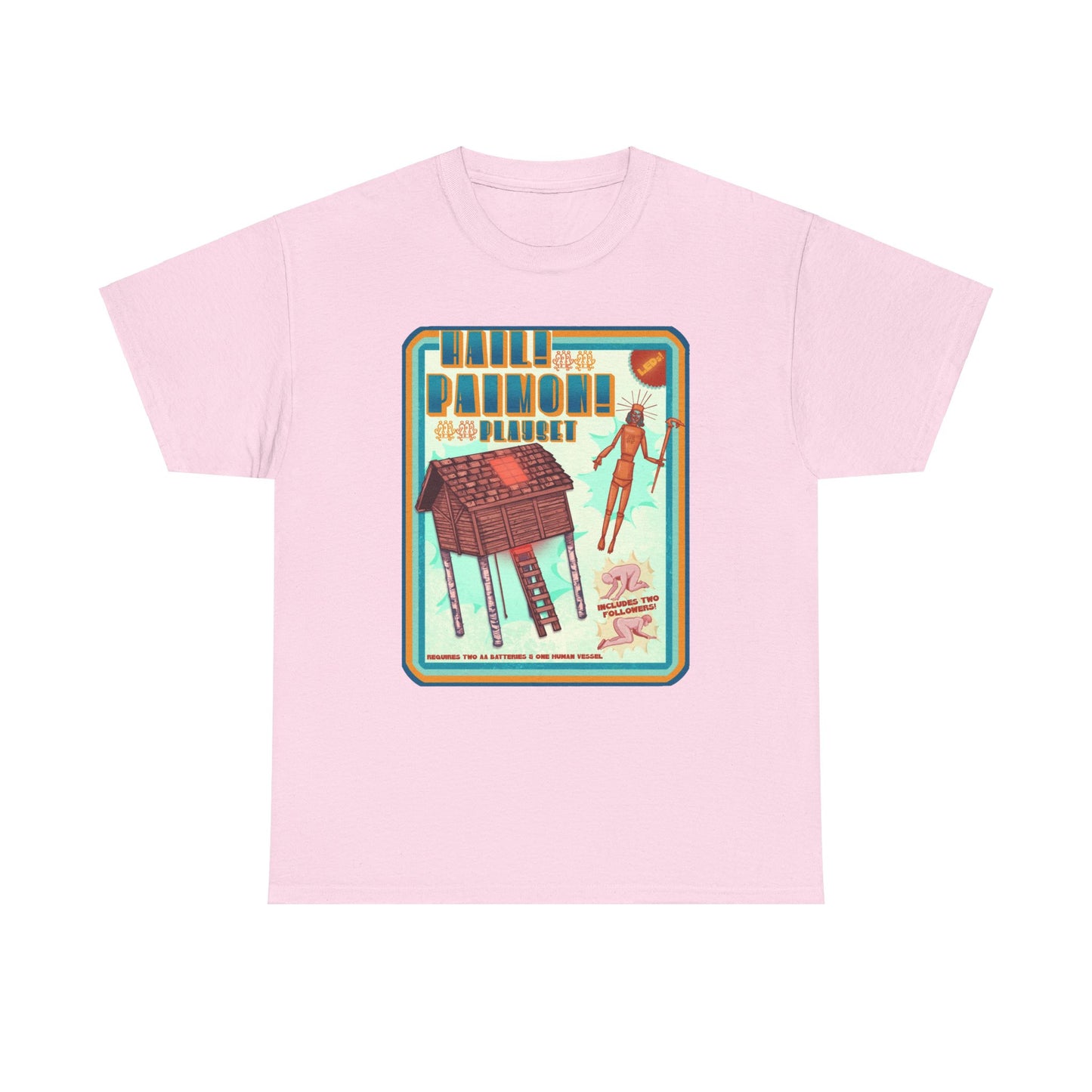 Hail Paimon Playset Unisex Heavy Cotton Tee