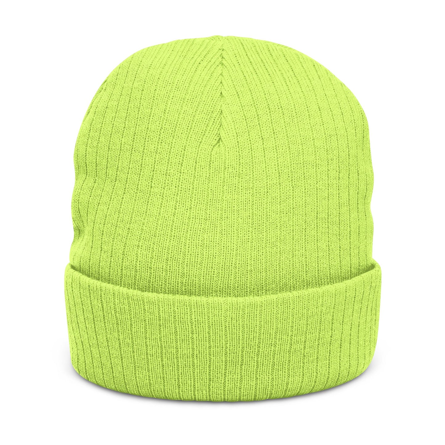 LVB 26 Logo Ribbed Knit Beanie Embroidered