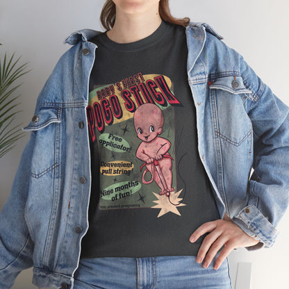Baby's First Pogo Stick Unisex Heavy Cotton Tee