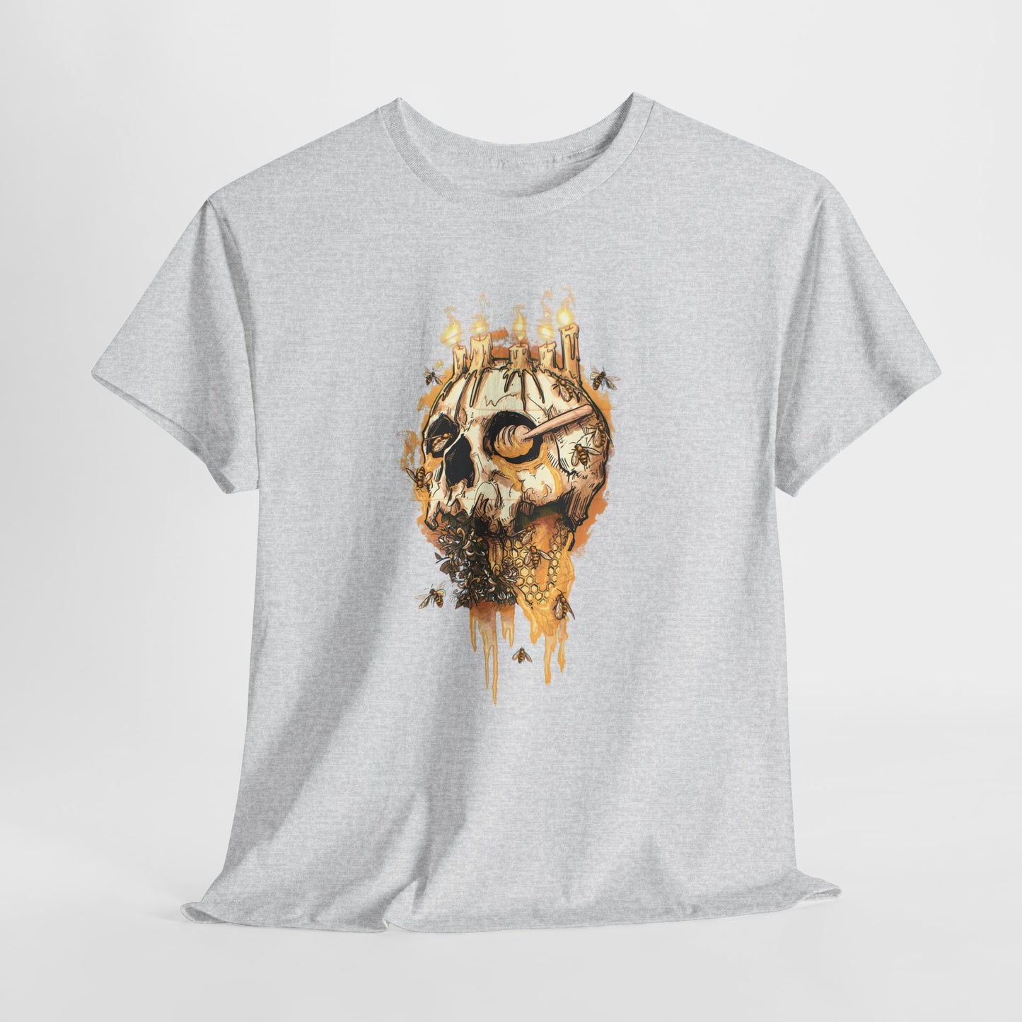 Elemental Skull Honeycore Unisex Heavy Cotton Tee