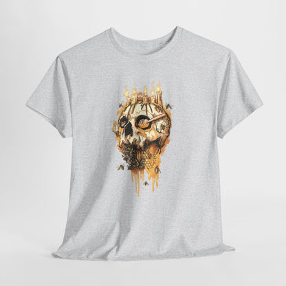 Elemental Skull Honeycore Unisex Heavy Cotton Tee