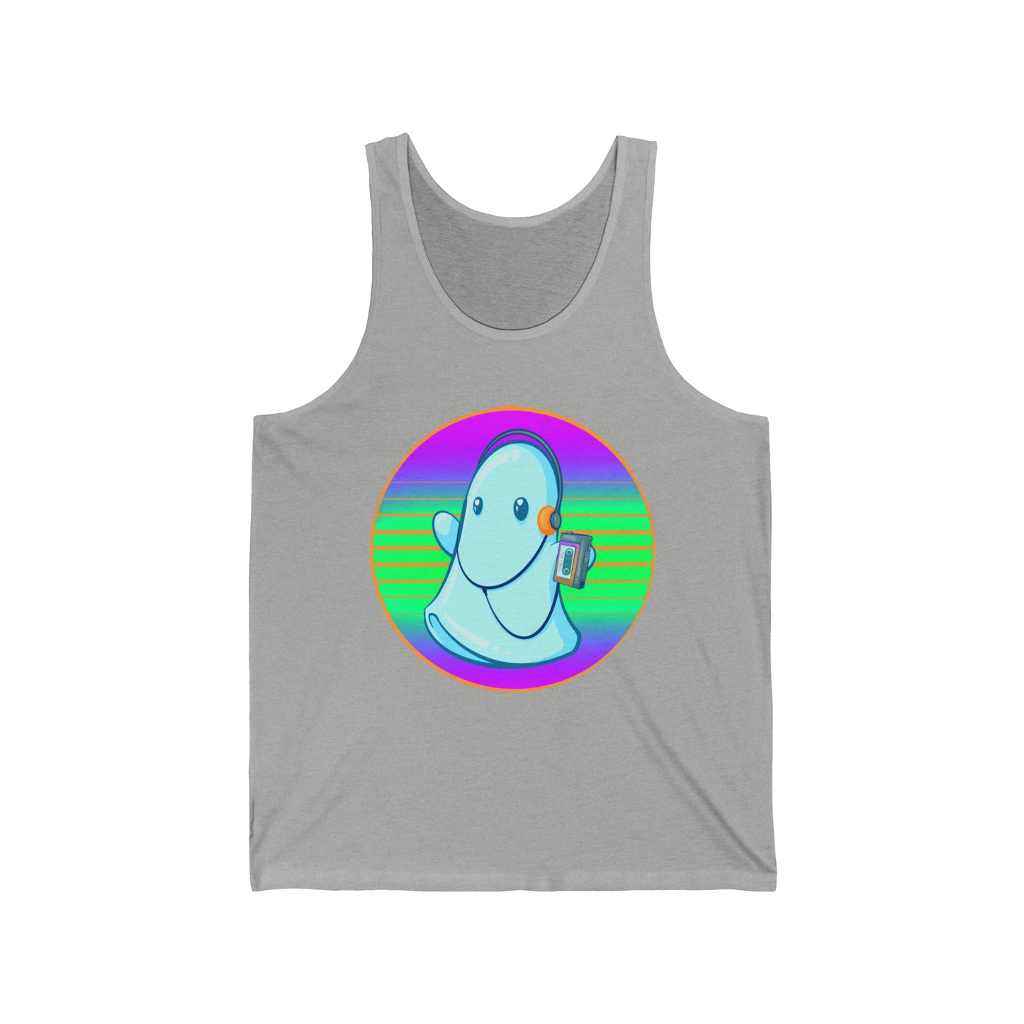 80s Ghost Unisex Jersey Tank