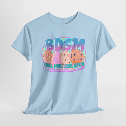Bagels Donuts Scones Muffins Unisex Heavy Cotton Tee