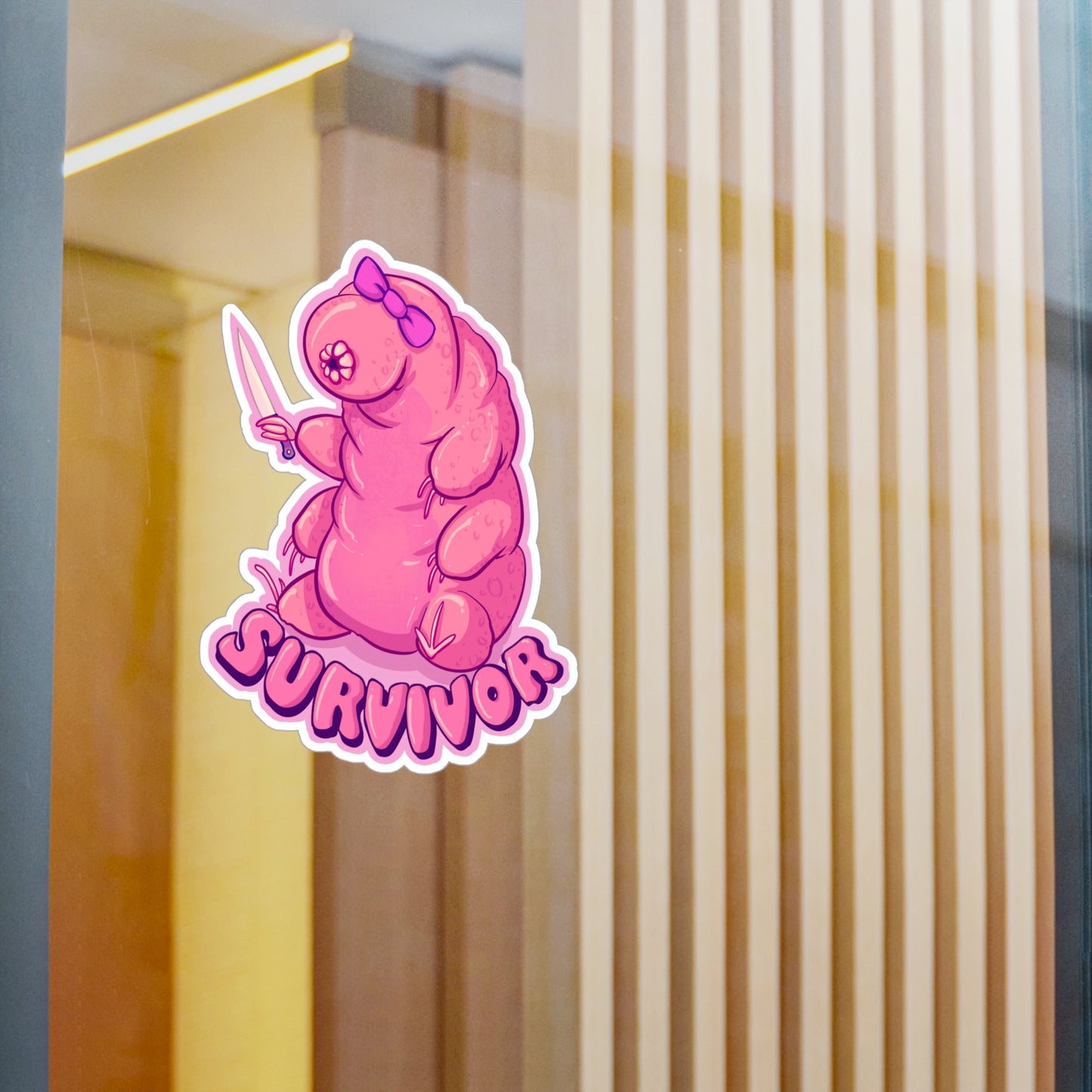 Tardigrade Survivor Kiss-Cut Vinyl Decal