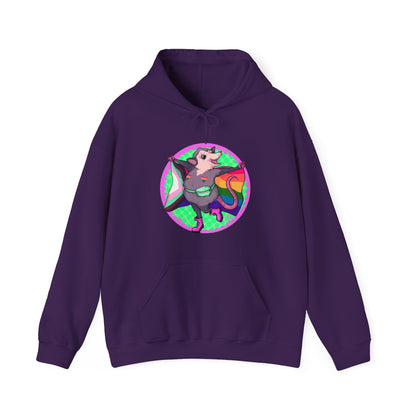 Pride Opossum Unisex Heavy Blend Hooded Sweatshirt