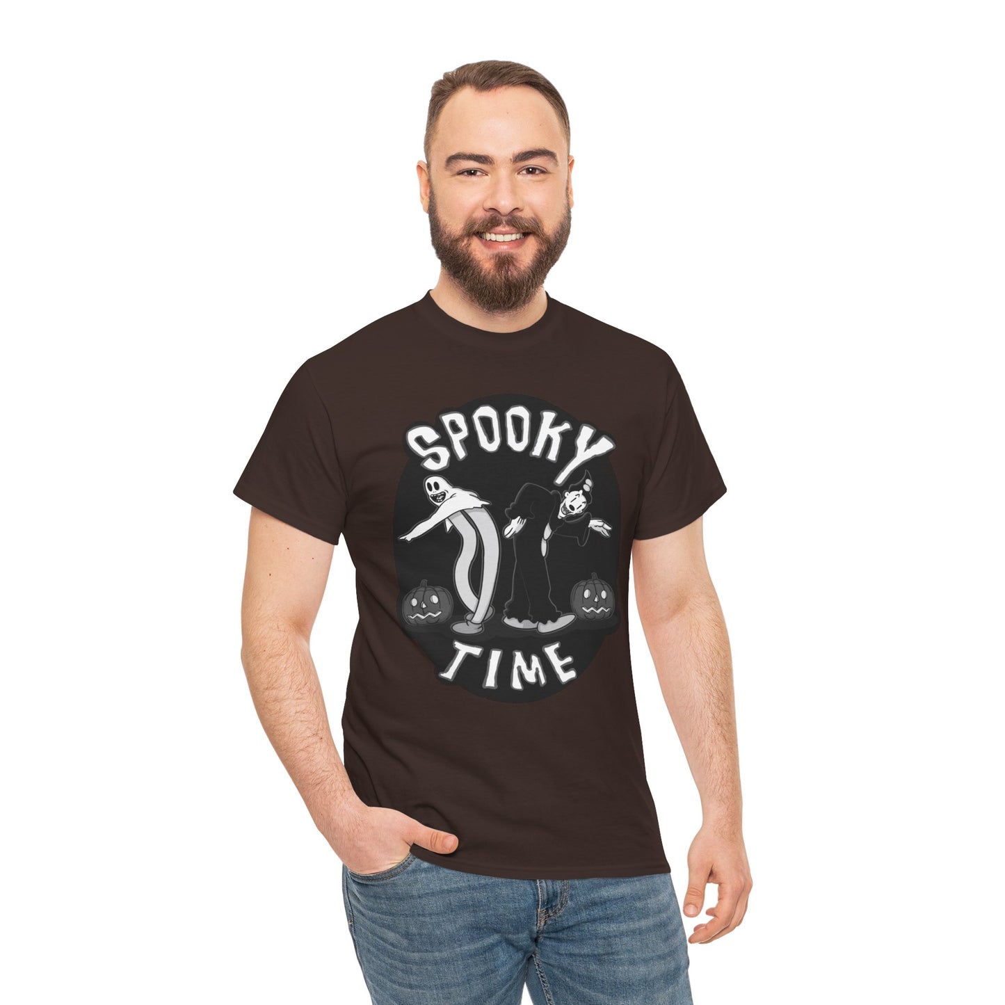 Spooky Time Unisex Heavy Cotton Tee