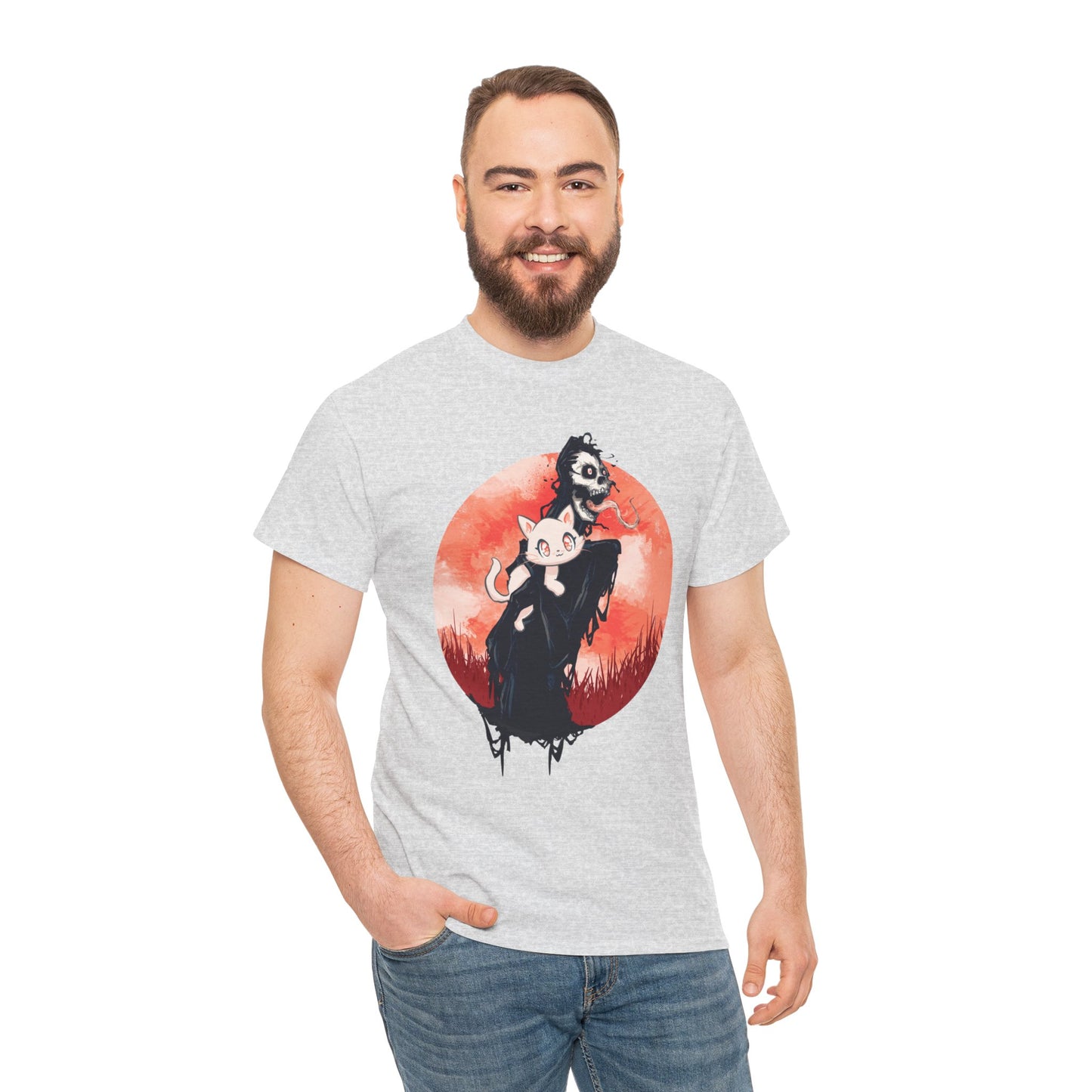 Cat Person Unisex Heavy Cotton Tee