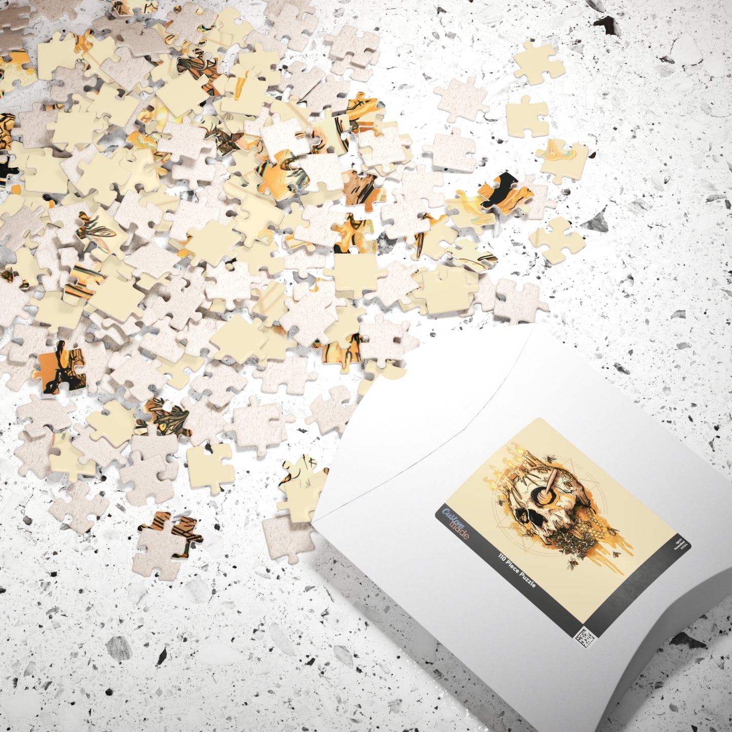 Elemental Skull Honeycore Puzzle (110, 252, 500, 1014-piece)