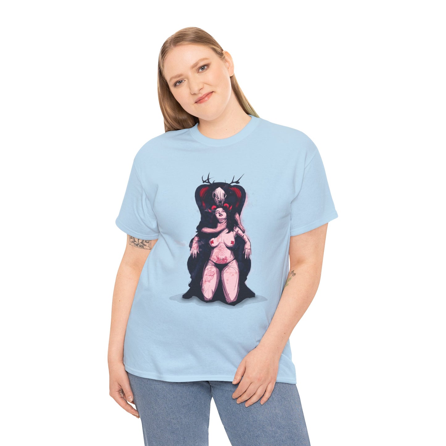 Deer Daddy Series 7: Daddy v Demoni  Unisex Heavy Cotton Tee