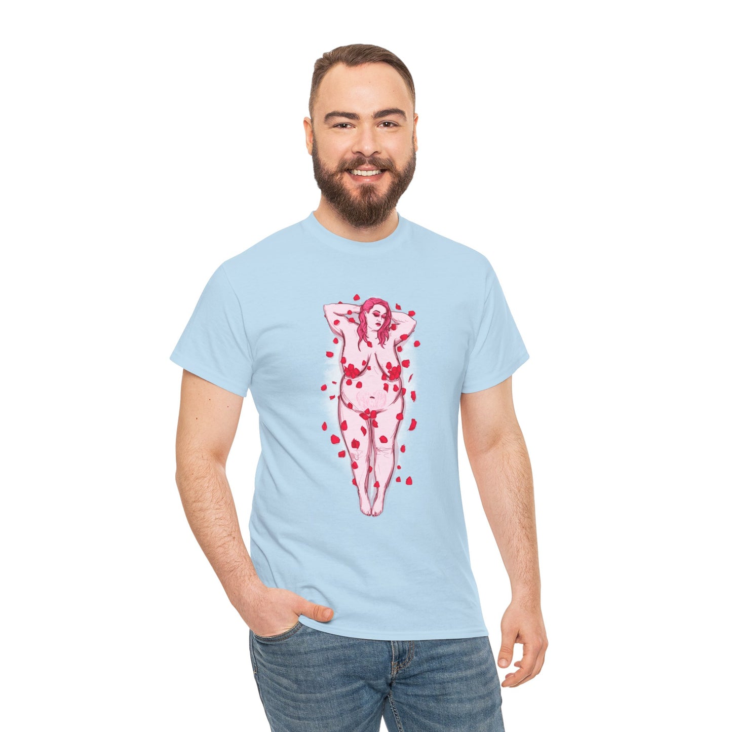 Stretch Heart Unisex Heavy Cotton Tee