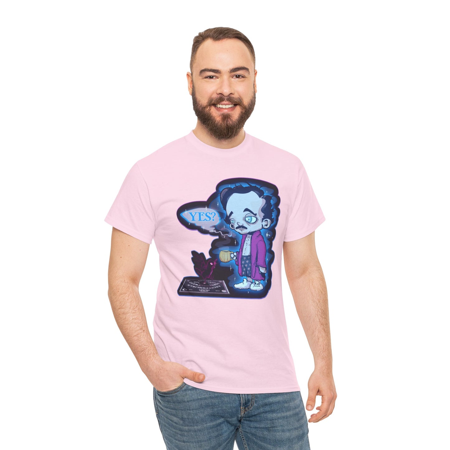 Edgar Allan Ghost Unisex Heavy Cotton Tee