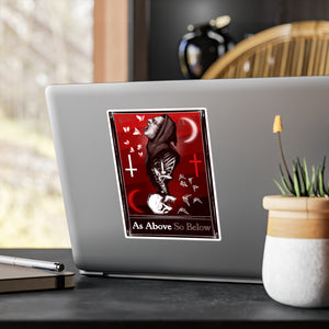 As Above So Below Tarot Kiss-Cut Vinyl Decal