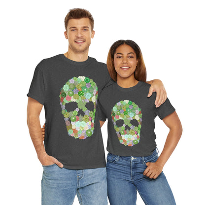 Succulent Skull Unisex Heavy Cotton Tee