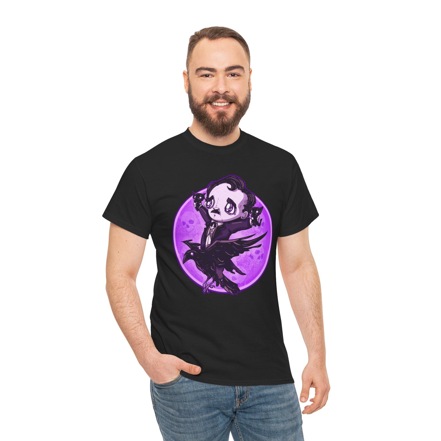 Poe Is Coming Unisex Heavy Cotton Tee