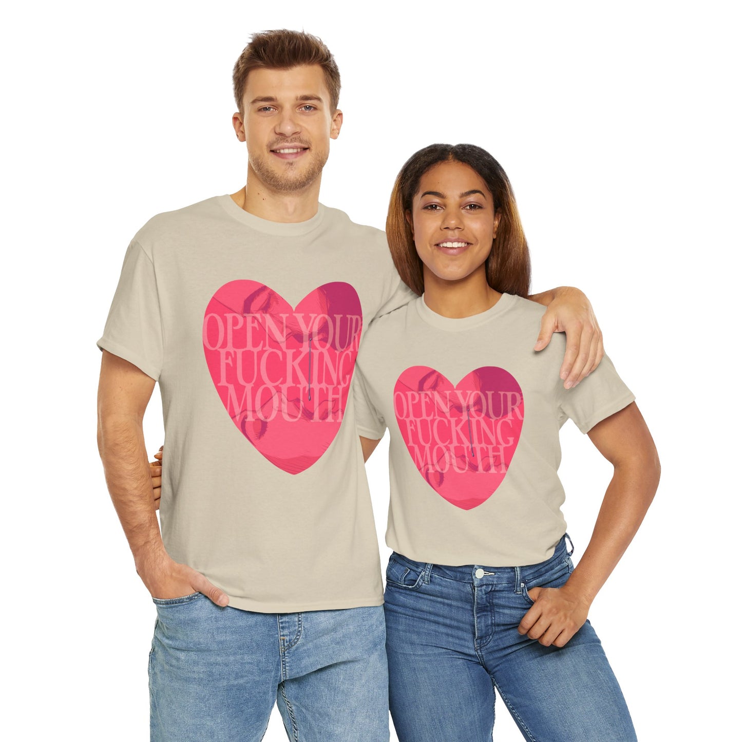 Open Your Mouth Unisex Heavy Cotton Tee