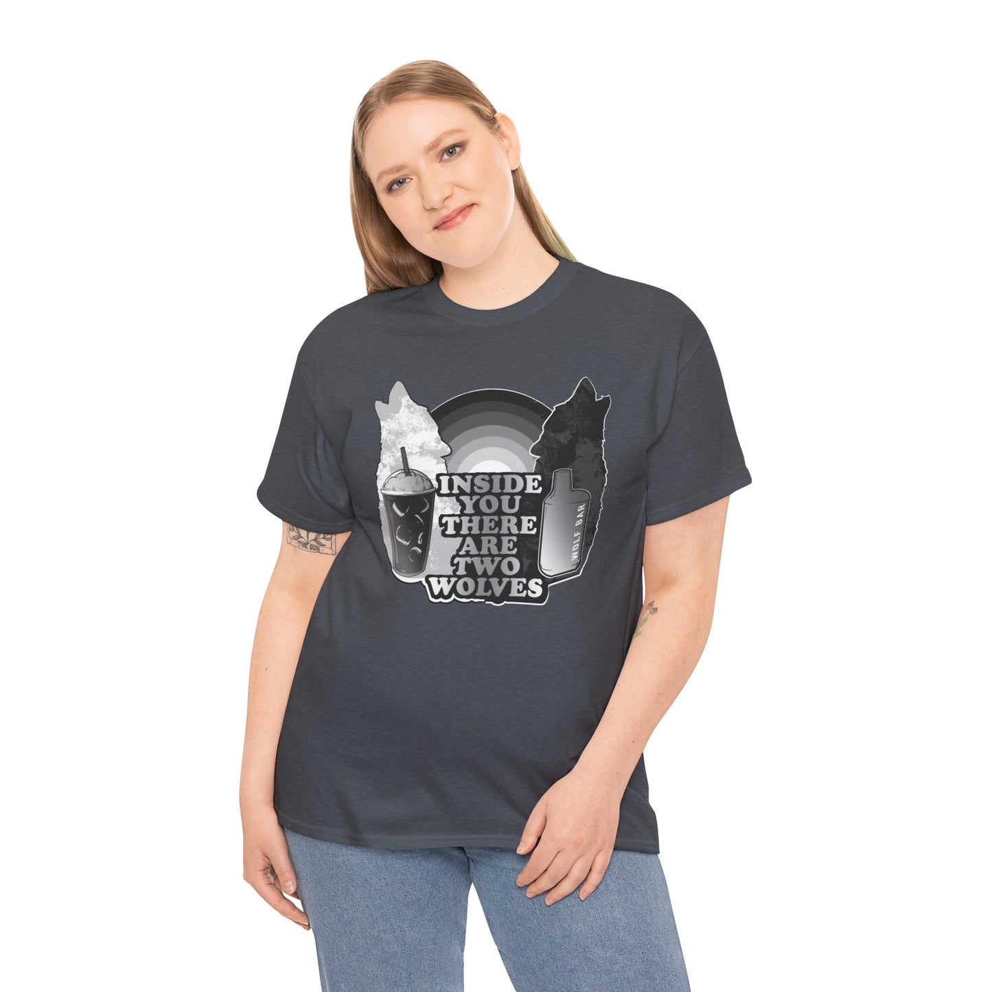 Two Wolves Unisex Heavy Cotton Tee