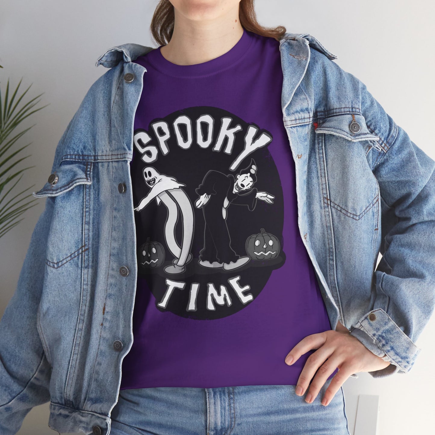 Spooky Time Unisex Heavy Cotton Tee