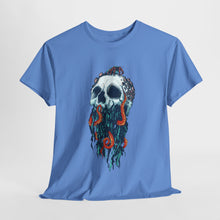 Elemental Skull Ocean Unisex Heavy Cotton Tee