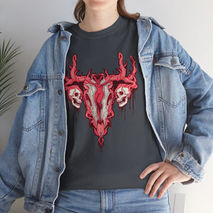 Uterus From Hell Unisex Heavy Cotton Tee