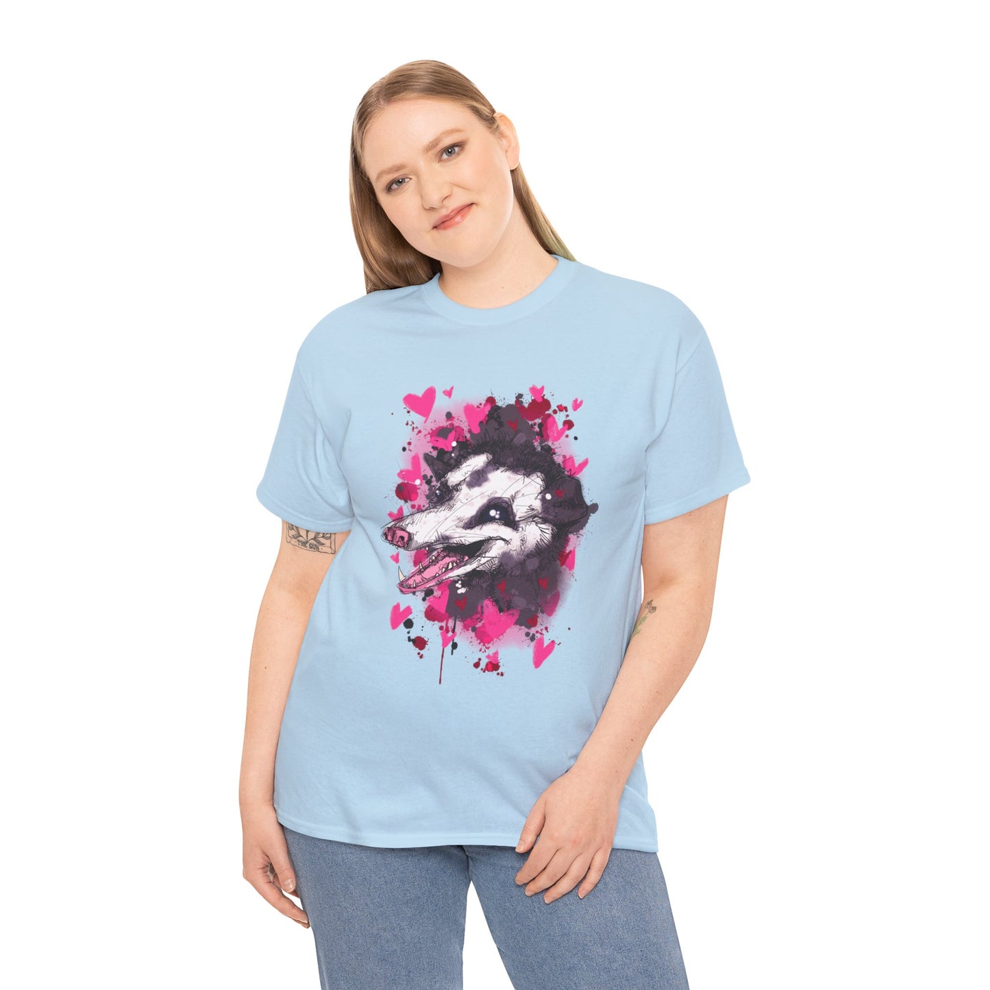 Opossum Unisex Heavy Cotton Tee
