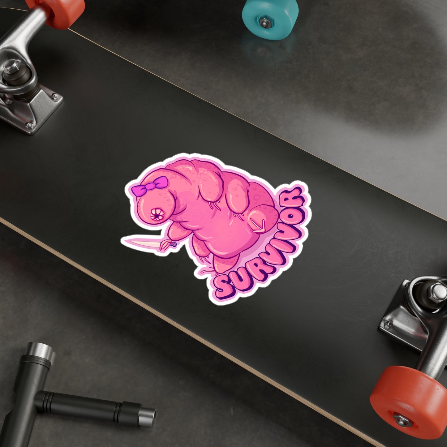 Tardigrade Survivor Kiss-Cut Vinyl Decal
