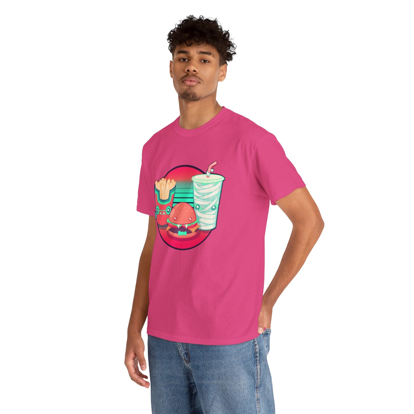 Spooky Fast Food Unisex Heavy Cotton Tee