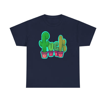 Rude Succulents Unisex Heavy Cotton Tee