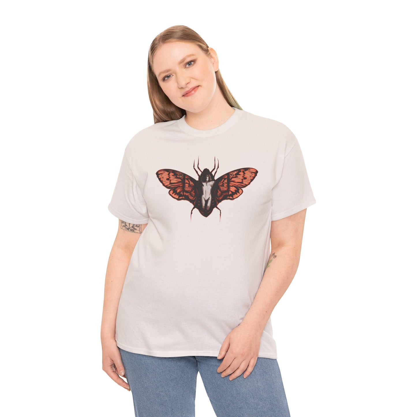 Death Moth Unisex Heavy Cotton Tee