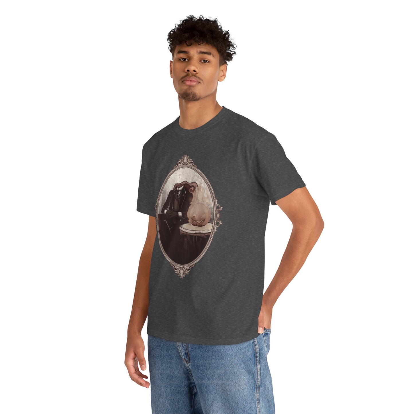 Victorian Headless Horseman Unisex Heavy Cotton Tee