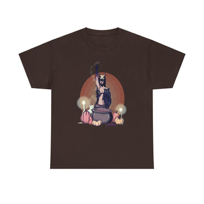 Coffee Witch Unisex Heavy Cotton Tee