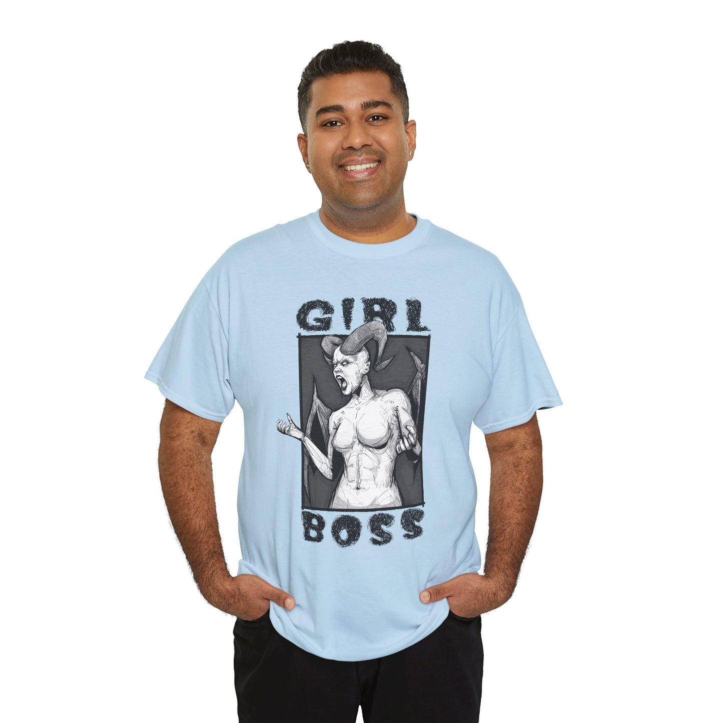 Girl Boss Unisex Heavy Cotton Tee