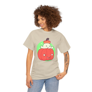 Pumpkin Ghost Unisex Heavy Cotton Tee