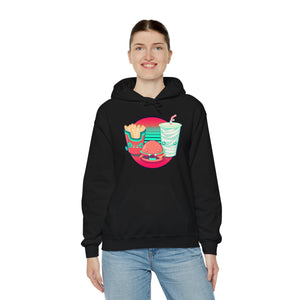 Spooky Fast Food Unisex Heavy Blend Hooded Sweatshirt