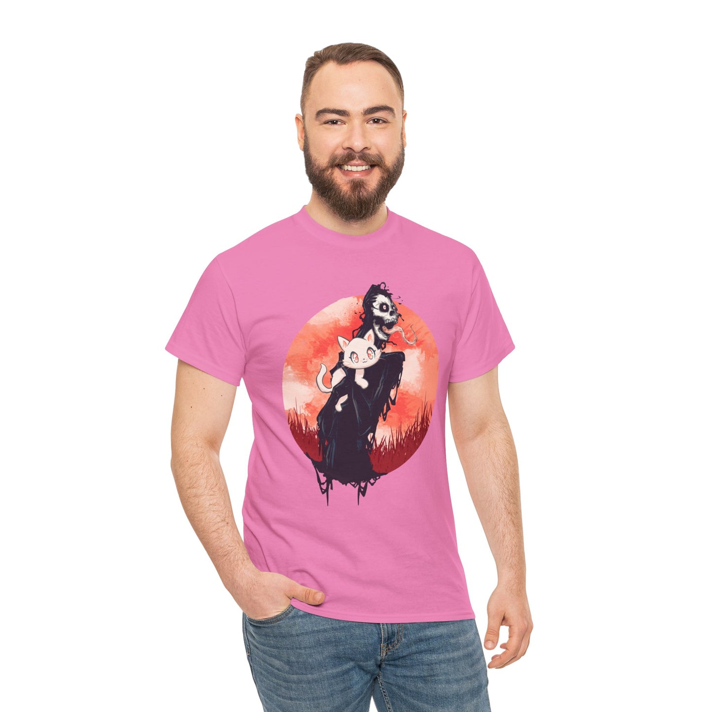 Cat Person Unisex Heavy Cotton Tee