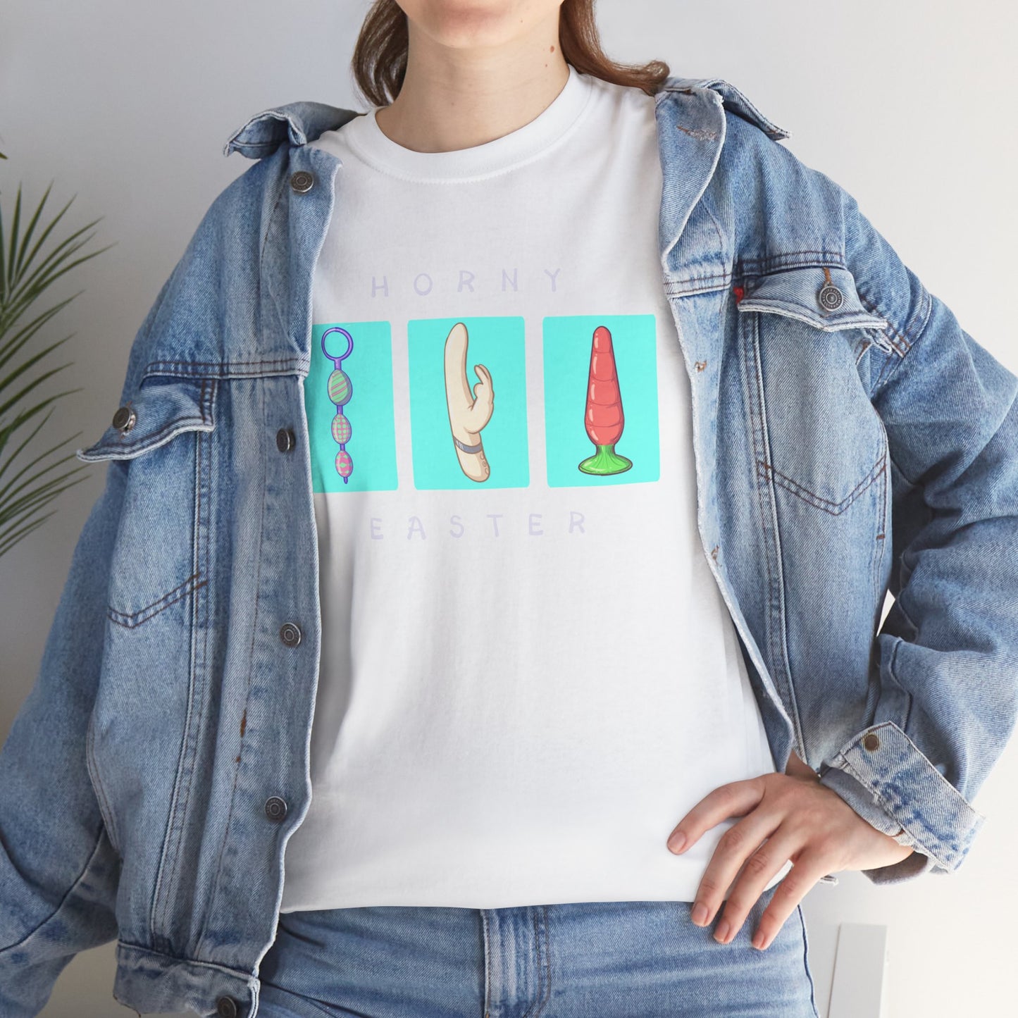 Horny Easter Unisex Heavy Cotton Tee